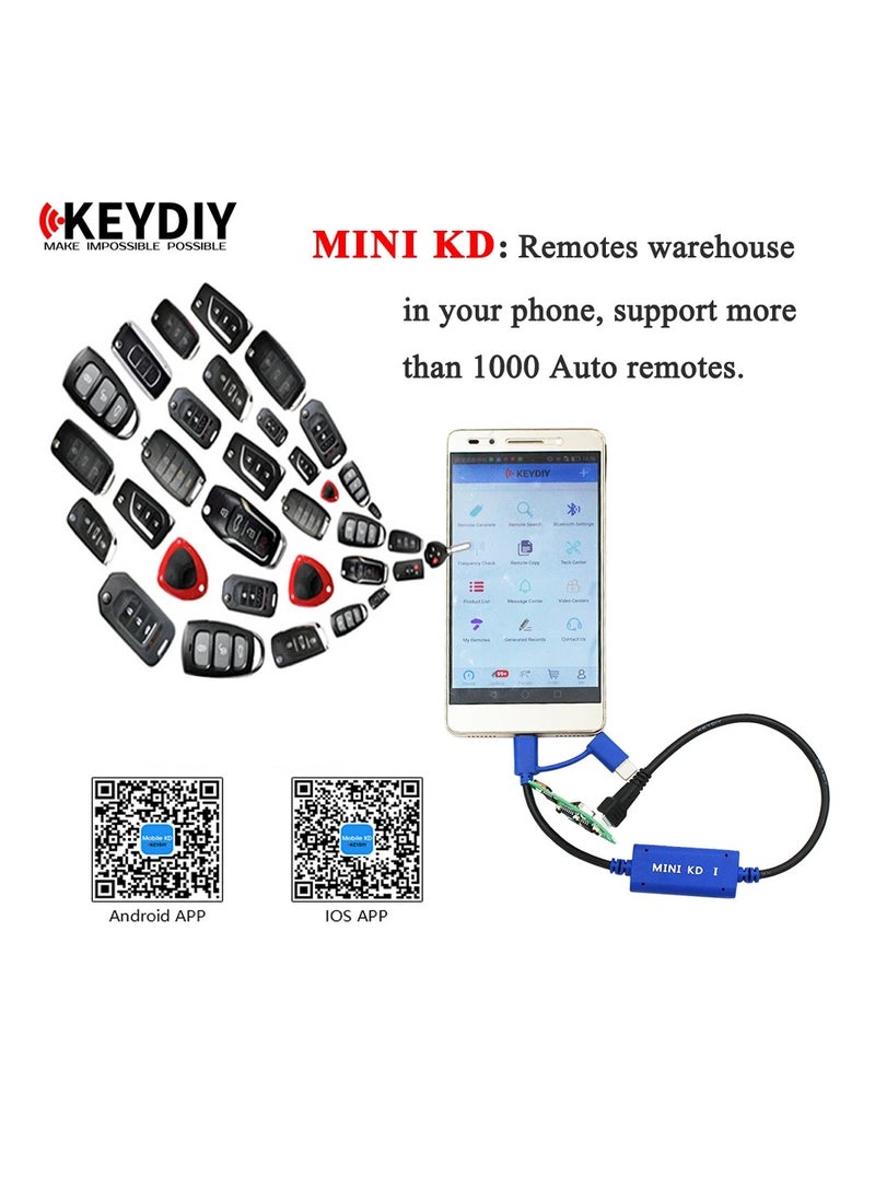 Generic - Mini KD 1 Car Remote Generator Device For Android Smart Phones KeyDiy - Image 1