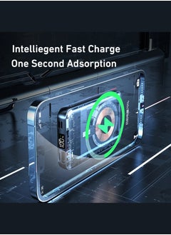 xinzhen C2 10000mAh Wireless Power Bank with 22.5W Fast Charging, LED Display, Type C/USB Blue  - Image 5