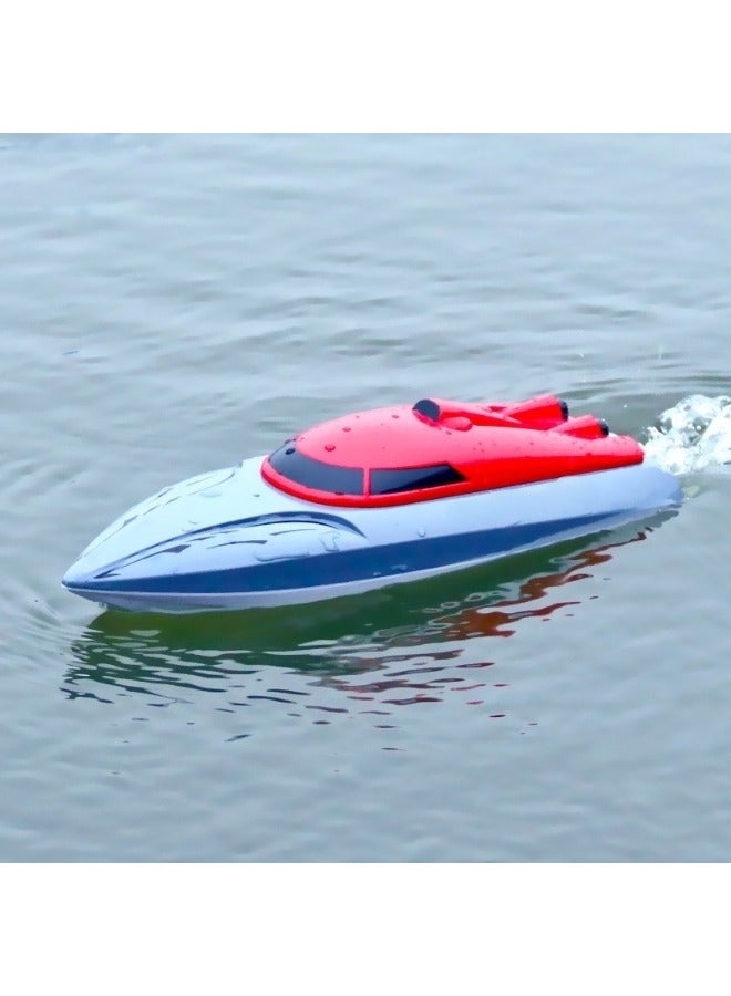 ريوكل قارب التحكم عن بعد قارب كهربائي عالي السرعة RC قارب مائي 18 كم/ساعة 2.4 جيجا هرتز قوارب سباق لعبة حمام سباحة للأطفال جهاز تحكم عن بعد لحمامات السباحة والبحيرات - Image 3