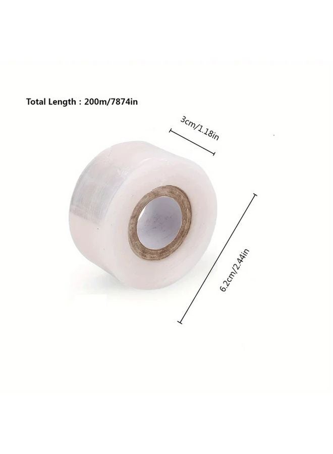 5 سم × 2 م شريط تطعيم شفاف ذاتي اللصق لإصلاح شتلات أشجار الفاكهة ونباتات تنسيق الزهور - Image 4