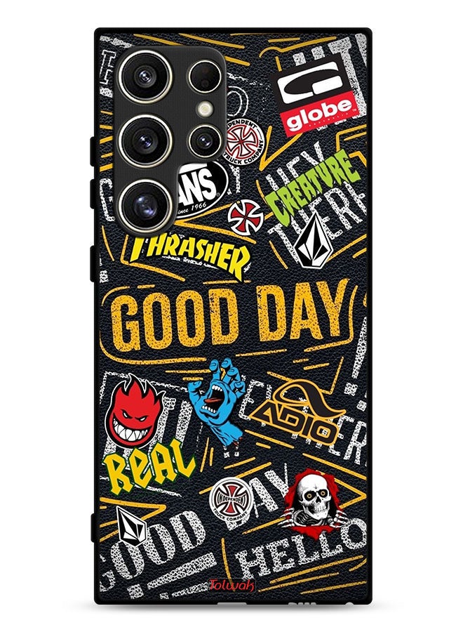 Tolwak Samsung Galaxy S24 Ultra 5G Protective Case Cover Good Day - Image 1