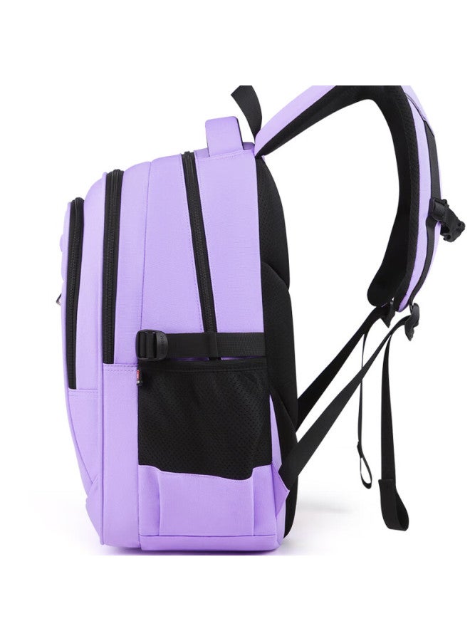 Edison Middle School Student Backpack With Spine Protection, Water-resistant, Large Capacity, Double Shoulder Bag For Upper Elementary School Students L796-11 - Image 2