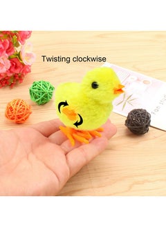 HONBAY 6Pcs Fluffy Chicks Wind Up Chick Toys Wind-Up Jumping Cute Chicken Plush Chicks Toys Easter Party Favors Artificial Animal Chicken Decoration Props Christmas Socking Stuffers  - Image 3