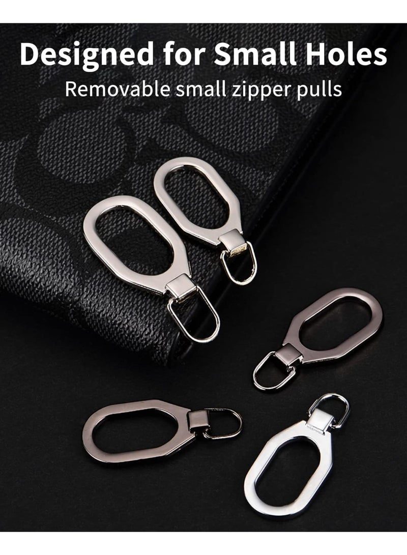 Excefore Zipper Pull, 32 Pack Zipper Pull Replacement, Universal Replacement Zipper Pull Kit, Zipper Tab Replacement Pull, Zipper Pulls for Backpacks, Purses, Jackets, Luggage, Boots (4 Styles 4 Sizes)  - Image 5