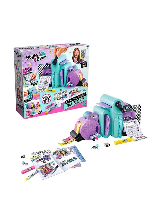 Canal Toys Style 4 Ever Scrapbooking 3-In-1 Station Notebook With Accessories  - Image 2