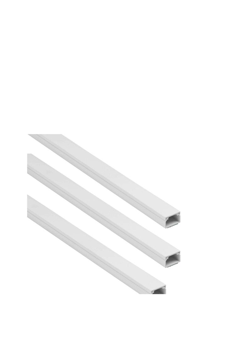 ABBASALI 90cm Square Cable Box Self Adhesive PVC Trunking White Red Sticker Wall Cord Cover Cable Concealer  - Image 1