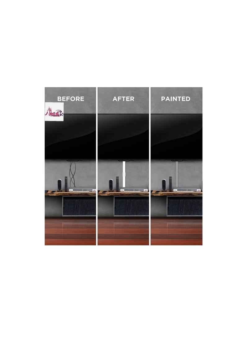 ABBASALI 90cm Square Cable Box Self Adhesive PVC Trunking White Red Sticker Wall Cord Cover Cable Concealer  - Image 4