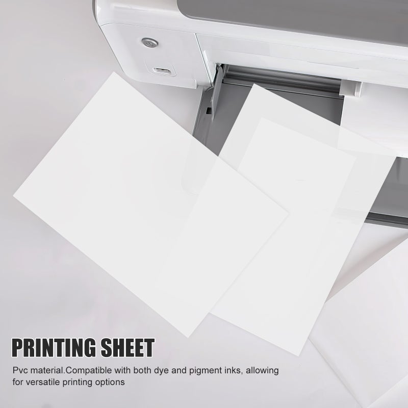 10 Sheets Printable Material Printable Sheet Bookmark Printable Material PVC Sheet - Image 3