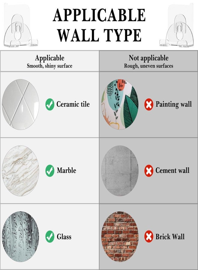 Linkidea 3 Pack Razor Suction Cup/Self-Adhesive Hooks, Shaving Hanger Holder, Compatible with Gillette Fusion 5 Proglide, Shield Power, Dorco Pace 6 Pro - Image 5