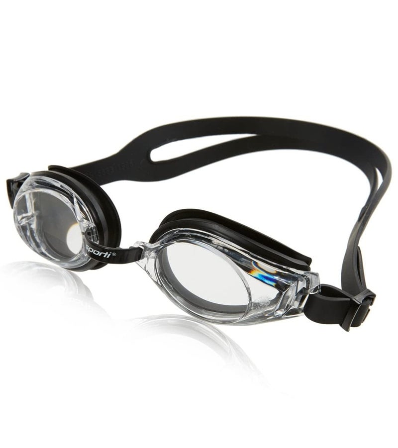 Sporti Antifog Positive Optical Goggle  Clear LensBlack Frame  Positive 40