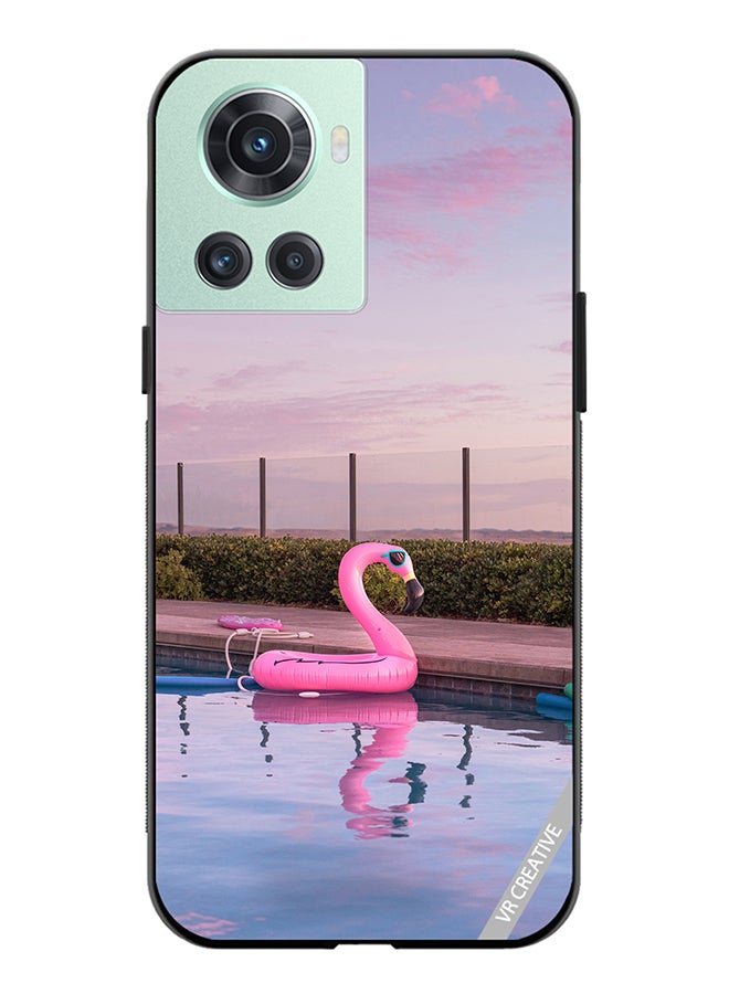 VR CREATIVE Protective Case Cover For OnePlus Ace Flamingo Tube Design Multicolour - Image 1