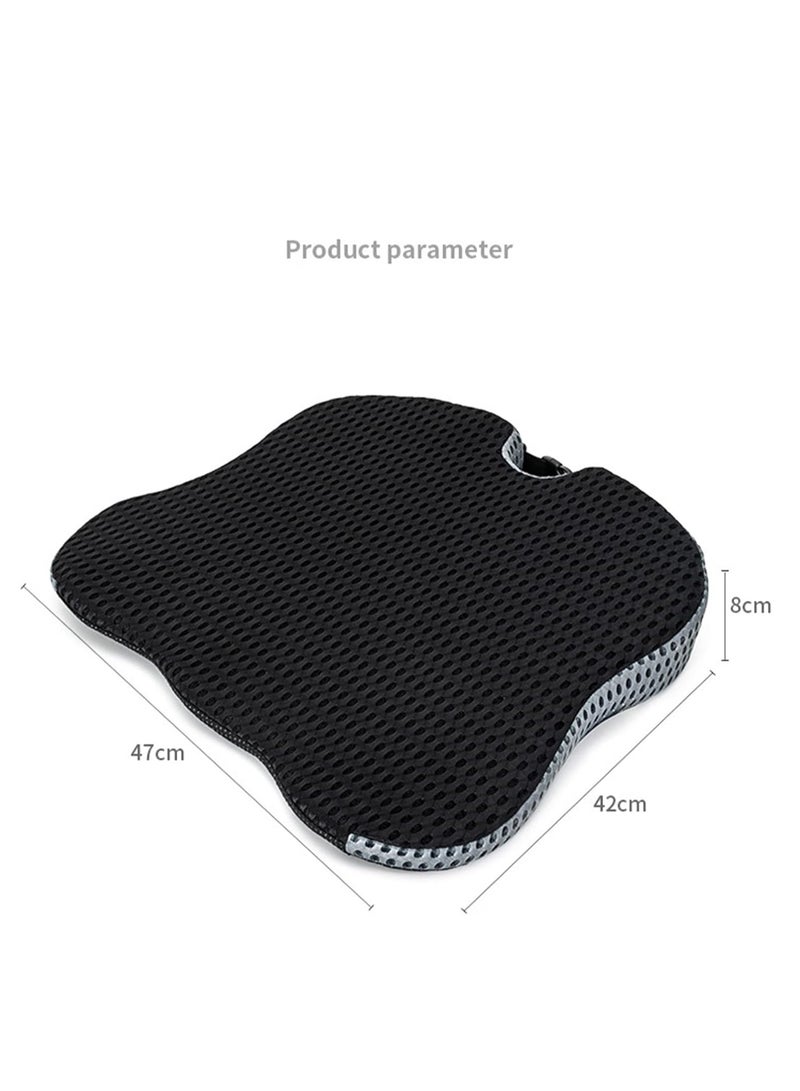 Wedge Seat Cushion for Car Seat Driver/Passenger- Car Seat Cushions for Driving Improve Vision/Posture - Memory Foam Car Seat Cushion for Hip Pain