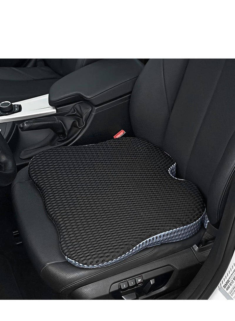 Wedge Seat Cushion for Car Seat Driver/Passenger- Car Seat Cushions for Driving Improve Vision/Posture - Memory Foam Car Seat Cushion for Hip Pain