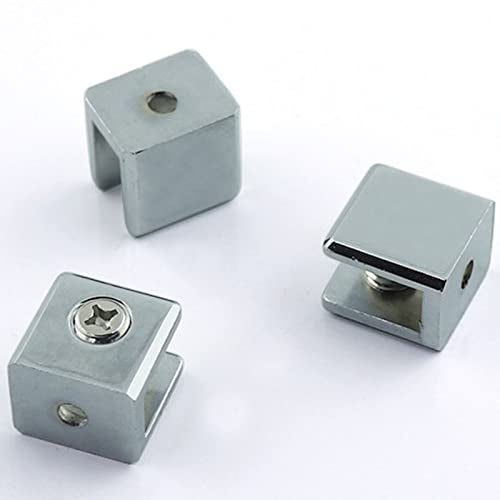 AWEN Glass Shelf Bracket Glass Clamp Holder Adjustable Clamp Shelf Clip for 6-10mm Thickness - 4pcs - Image 5