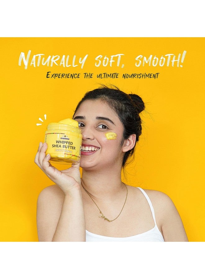 AKWAABA Whipped Shea Butter(Sweet Mango) 12Oz Moisturize Hydrate I Spread And Absorbs Easy I All Skin Types I Skin + Hair + Nail I Raw Shea Rich Vitamins A And E - Image 4