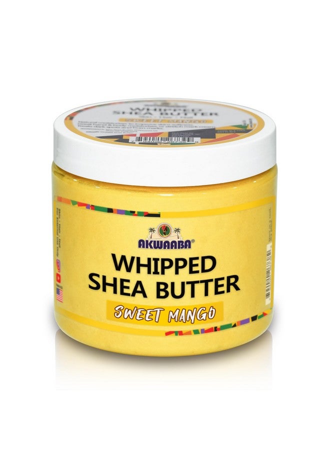 AKWAABA Whipped Shea Butter(Sweet Mango) 12Oz Moisturize Hydrate I Spread And Absorbs Easy I All Skin Types I Skin + Hair + Nail I Raw Shea Rich Vitamins A And E - Image 3