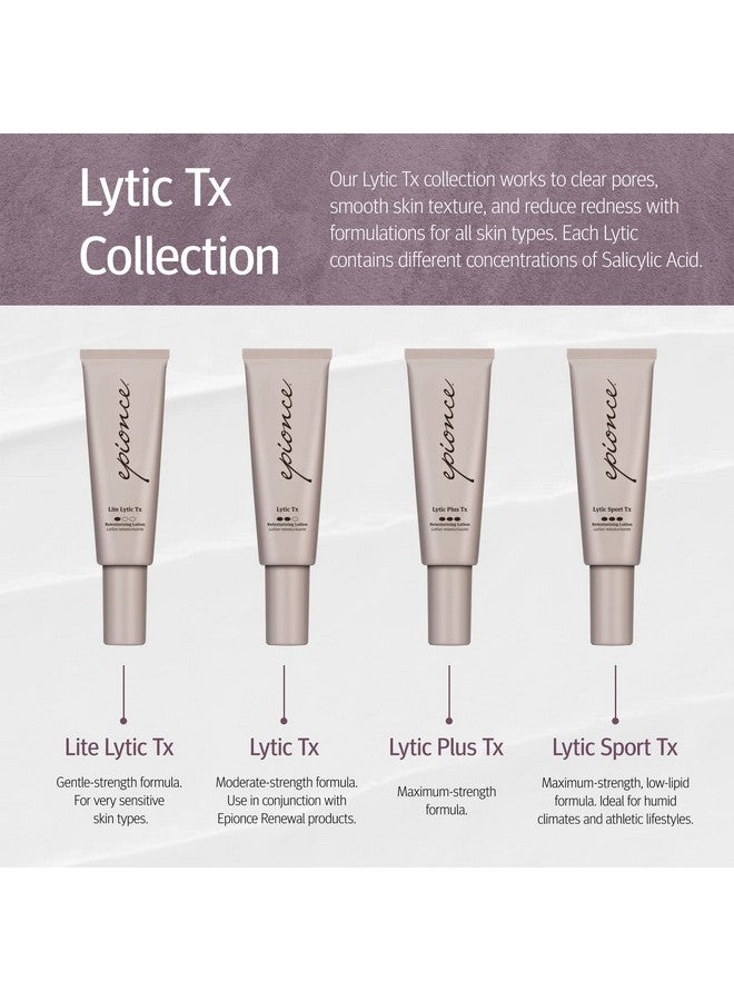 Epionce Lytic Tx - Normal to Combination Skin Moisturizer for Face, Salicylic Acid, Azelaic Acid & Hyaluronic Acid Texture, Breakout, & Pore Minimizer - Image 3
