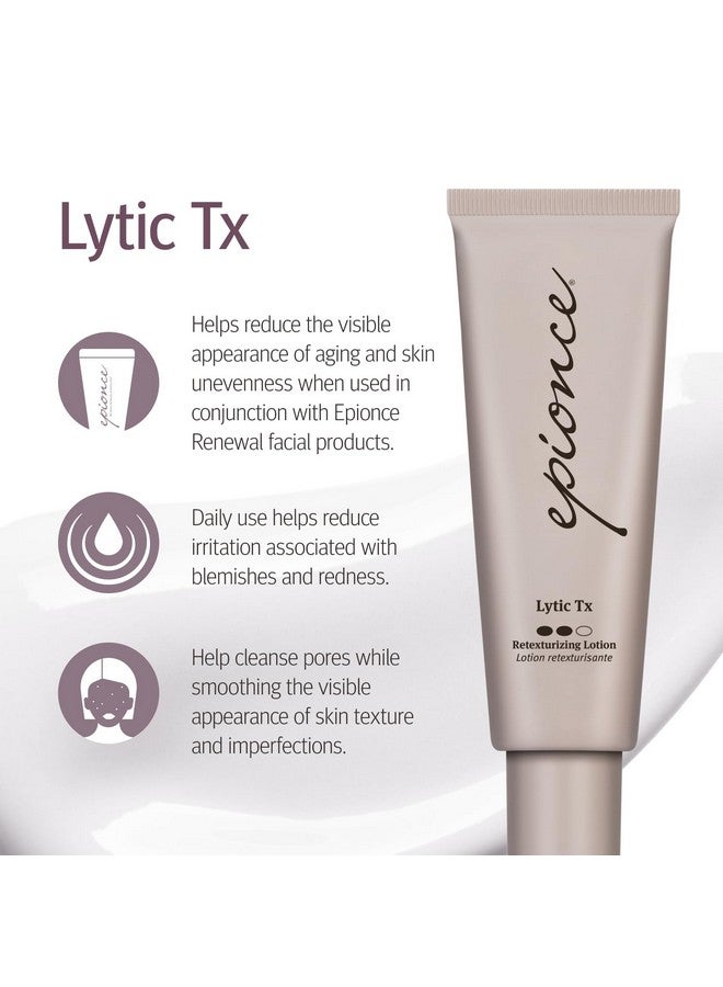Epionce Lytic Tx - Normal to Combination Skin Moisturizer for Face, Salicylic Acid, Azelaic Acid & Hyaluronic Acid Texture, Breakout, & Pore Minimizer - Image 2