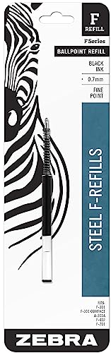 ZEBRA 12 PACK: Zebra Pen F-Refill 0.7mm Black 1 per pack - Zebra Pen 85511 - Image 2