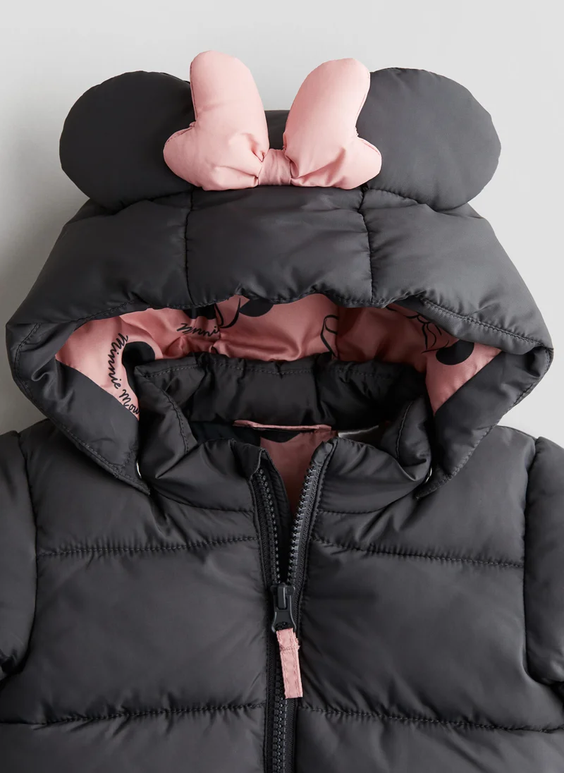 H&M Appliquéd Puffer Jacket