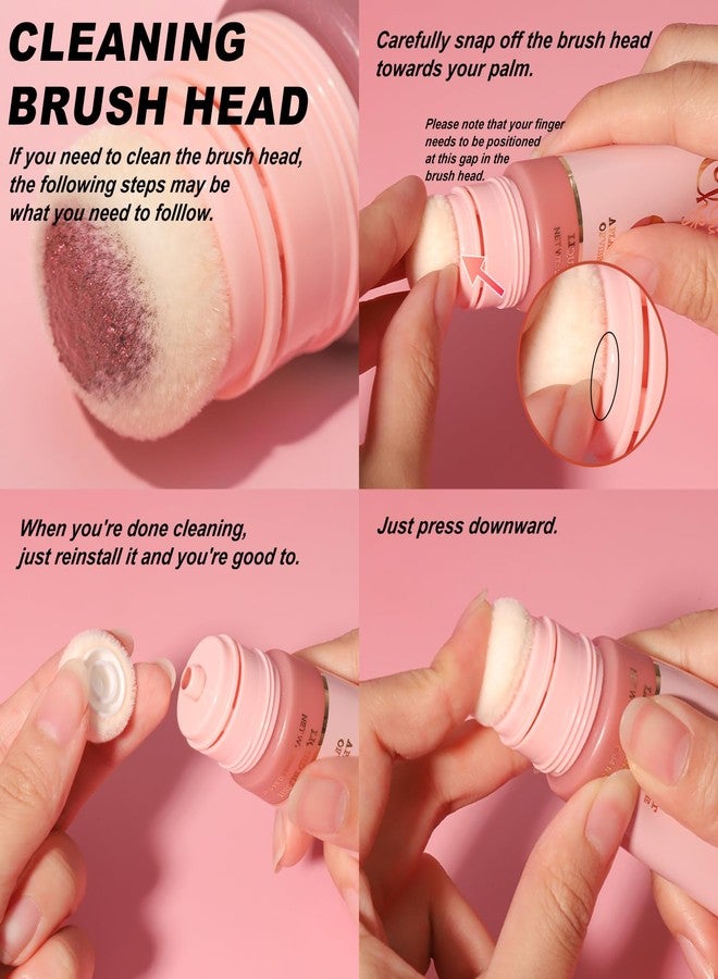 يونج فيجن أحمر خدود سائل مطفي من يونغ فيجن - لون مخملي للخدود | أحمر خدود سائل مطفي يدوم طويلاً | قابل للمزج والتكثيف | مكياج للخدود، 25 مل / 0.84 أونصة سائلة - Image 3