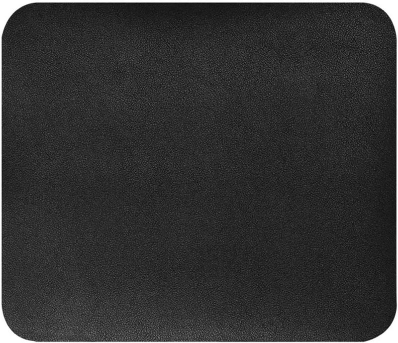 12pcs Creative Universal Anti-Slip Mouse Pad Leather Gaming Mice Mat New Desk Cushion Fashion Comfortable for Laptop(Black) - Image 1