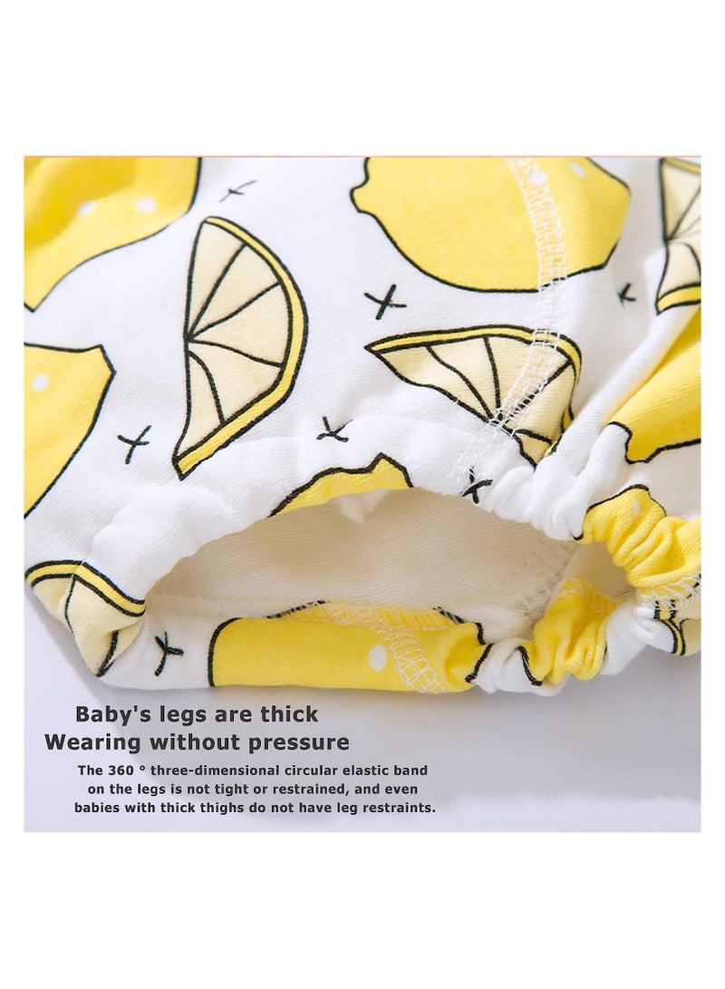 6PCS Baby Potty Training Pants, Breathable Potty Training Underwear, Toddler Training Underwear for 0-3 Years Boy and Girls Strong Absorbent Cotton Training Pants (L, Boy)  - Image 3