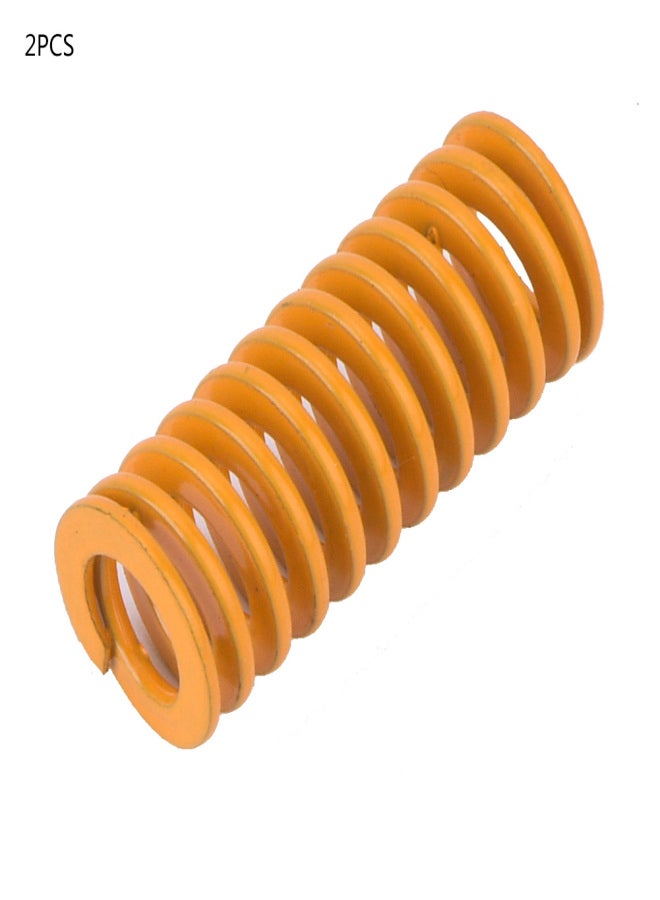 2pcs OD 10mm ID 5mm High Accuracy Steel Yellow Less Light Load Mould Die Spring (TF10*70mm) - Image 1