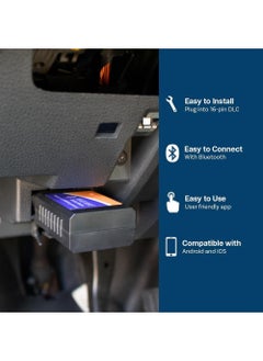 kingbolen Wireless ELM327 OBD2 Auto Car Scanner Adapter Bluetooth - Car Scanner Compatible with iOS, iPhone, iPad and Android – OBD2 Reader Car Diagnostic Tool – Check Engine Code Reader – Upgraded V2.1  - Image 4