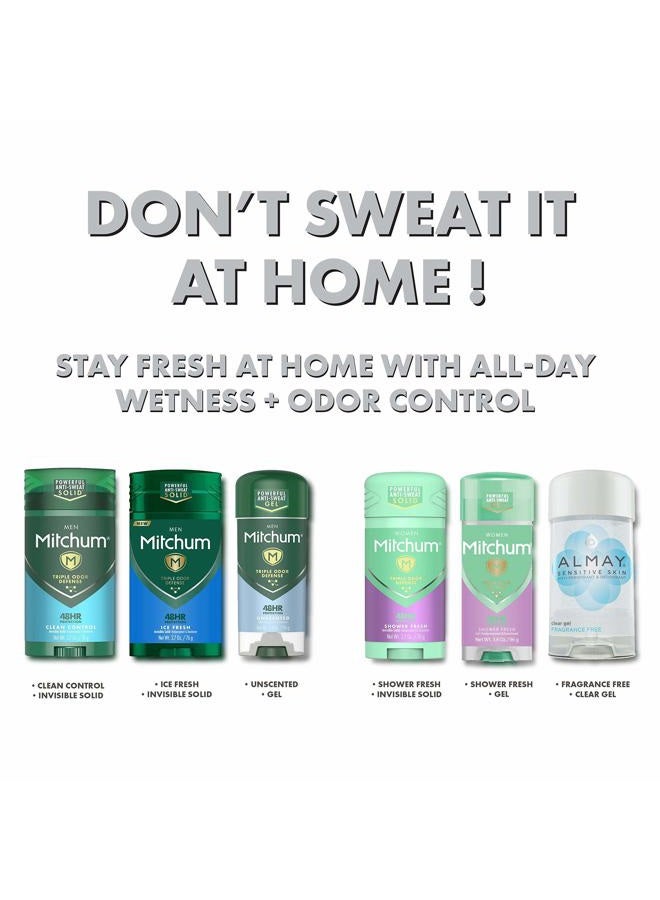 Almay Sensitive Skin Clear Gel Anti-Perspirant & Deodorant, Fragrance Free,2.25 oz(4 Pack) - Image 3