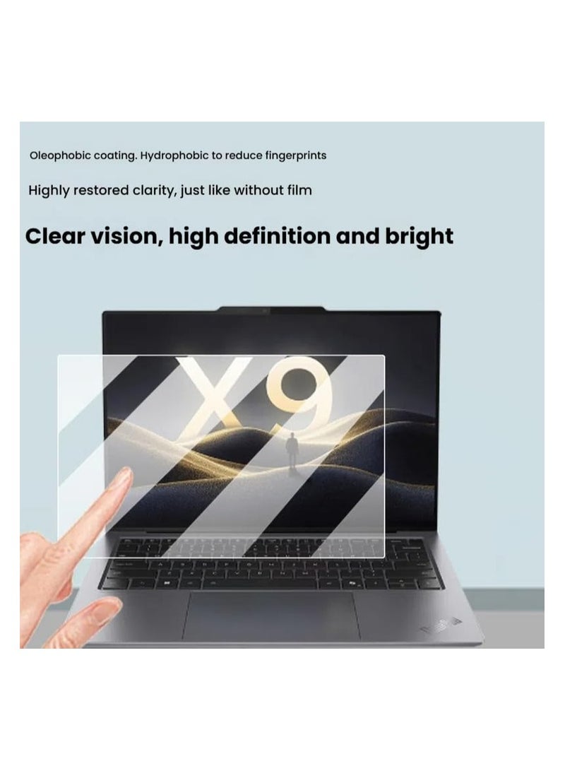 حماية شاشة متوافقة مع Lenovo ThinkPad X9-15 Aura Edition/ThinkPad X9-15 الجيل الأول (2025) مقاس 15.3 بوصة - فيلم مقوى عالي الوضوح 9H - Image 5