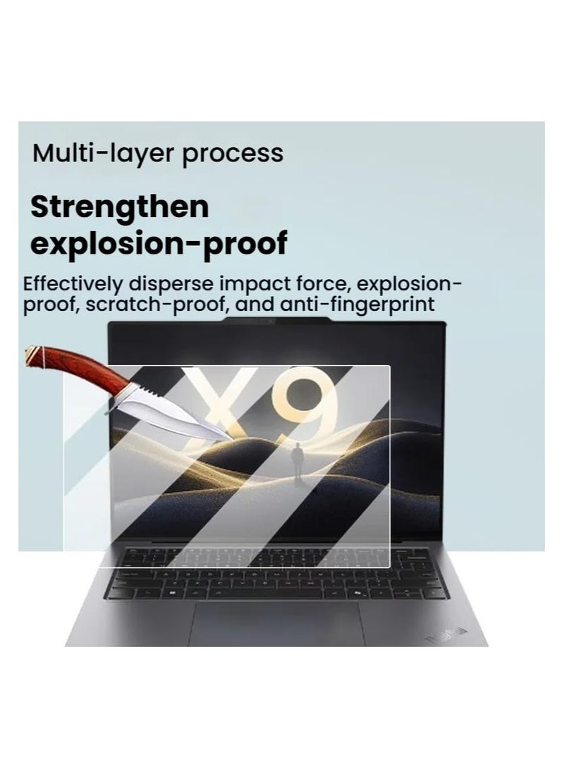 حماية شاشة متوافقة مع Lenovo ThinkPad X9-15 Aura Edition/ThinkPad X9-15 الجيل الأول (2025) مقاس 15.3 بوصة - فيلم مقوى عالي الوضوح 9H - Image 4