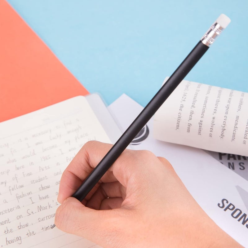 Deli Hb Graphite Pencil 12-Pieces, Black - Image 4