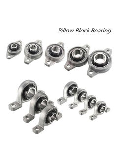 NIBEMINENT KP/KFL08 - 007 Rhombic Mount Pillow Block Bearing HLJ2760128 silver  - Image 2