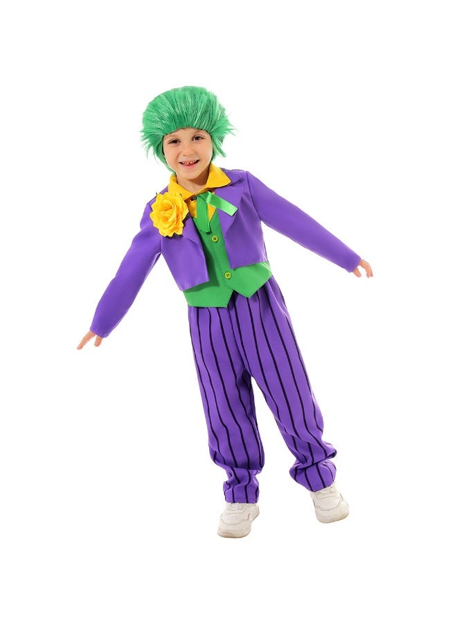 Cosplay Costume Halloween Children's Performance Costume Joker Character Costume Role-playing Costume Performance Attire - Image 1