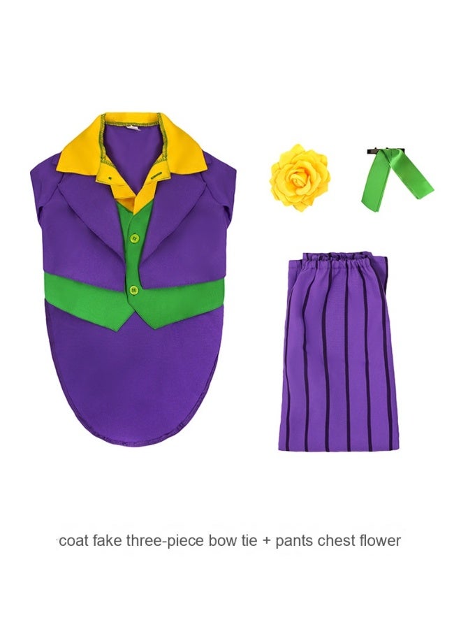 Cosplay Costume Halloween Children's Performance Costume Joker Character Costume Role-playing Costume Performance Attire - Image 2