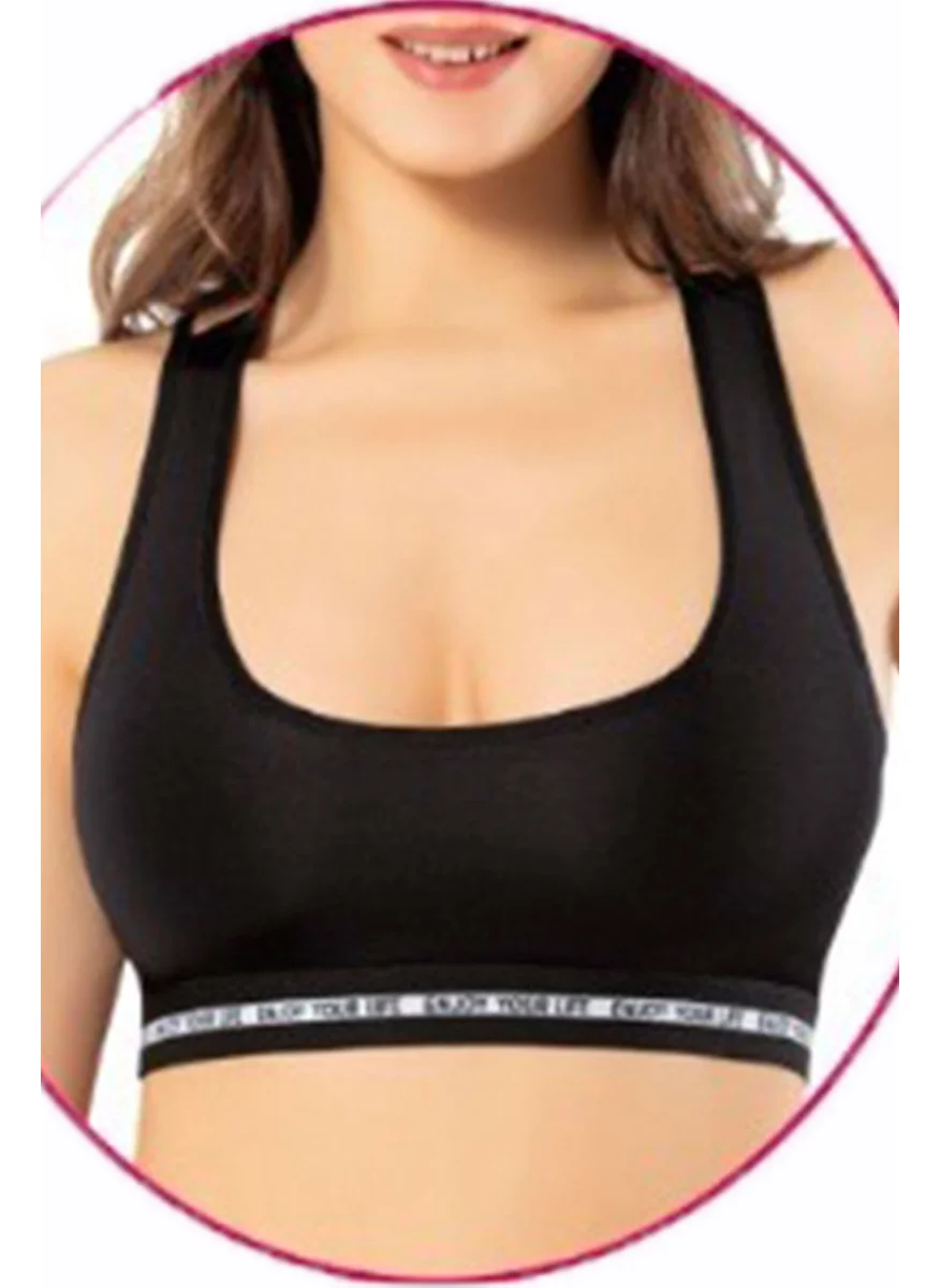 Hepsine Rakip Rivaling All Women's Cross Back String Sports Bustier Enjoy with Removable Pads