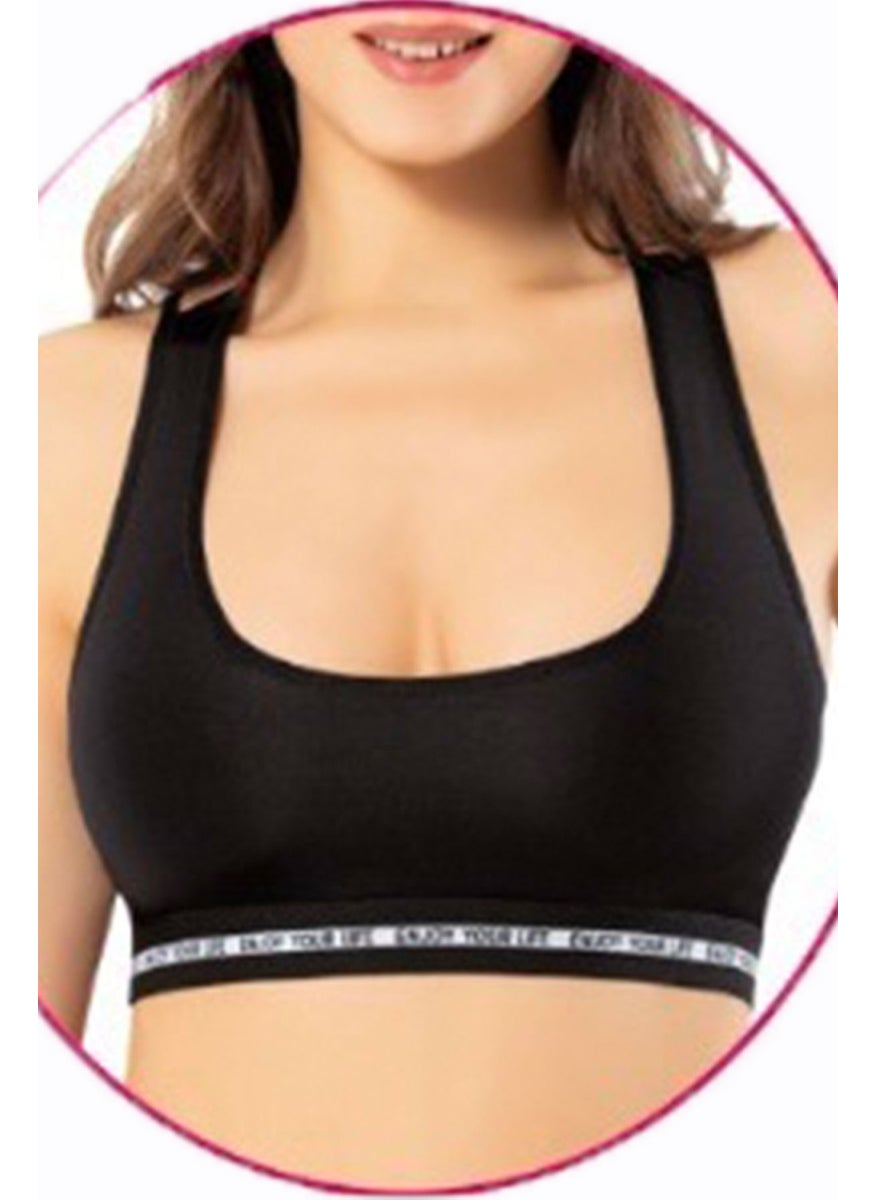 Hepsine Rakip - Rivaling All Women's Cross Back String Sports Bustier Enjoy with Removable Pads - Image 1