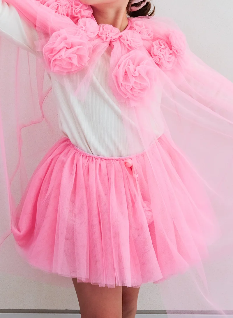 Mimi & Lula PINK RUFFLE FLOWER TUTU