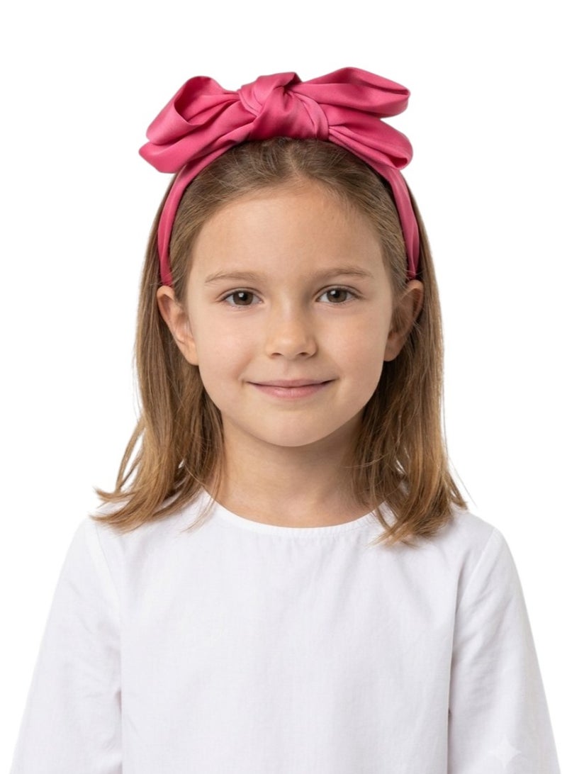 Bidani Top-knot headband - Hot Pink - Image 1