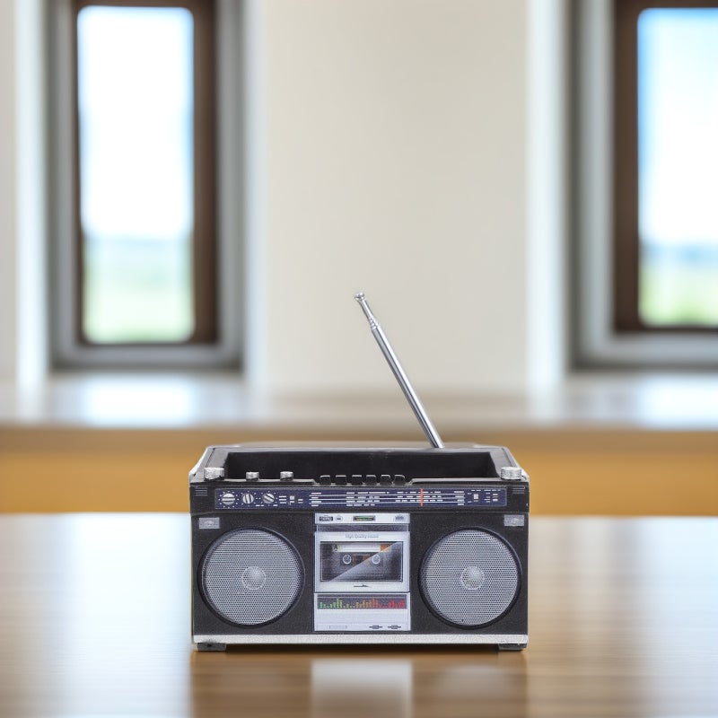 Tape Recorder Shape Flower Planting Basket Flower Arrangement Container Desktop Ornament - Image 4