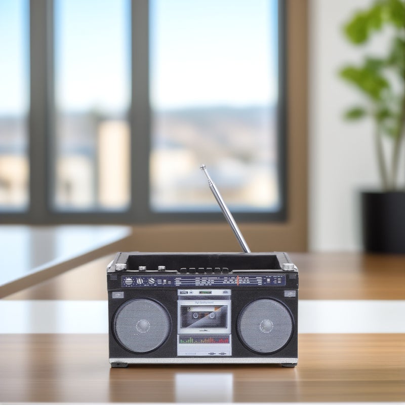 Tape Recorder Shape Flower Planting Basket Flower Arrangement Container Desktop Ornament - Image 5
