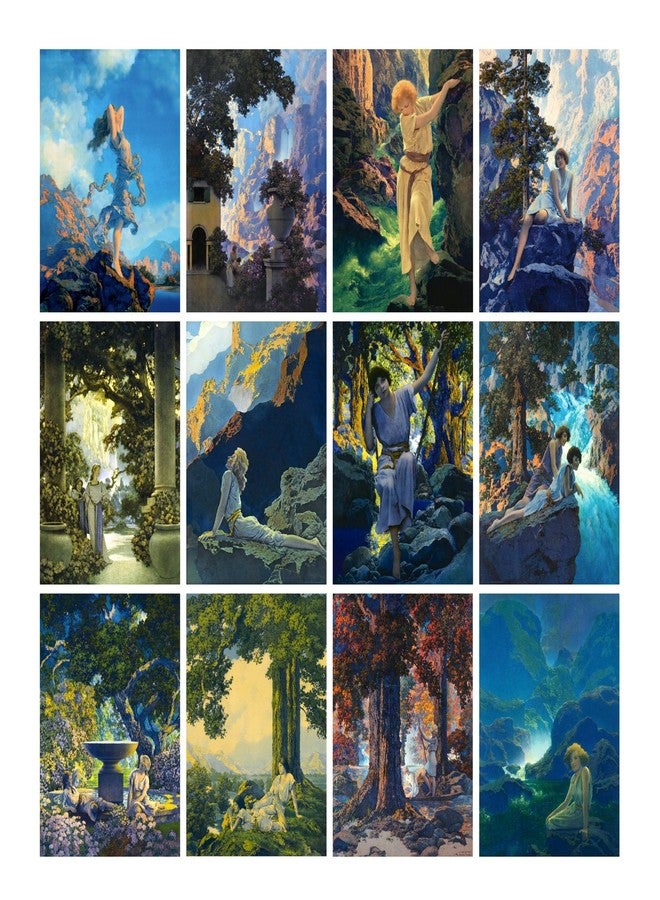 PIXILUV 2026 Wall Calendar [12 pages 8"x12"] MAXFIELD PARRISH Vintage Art Posters Museum Illustrations - Image 3