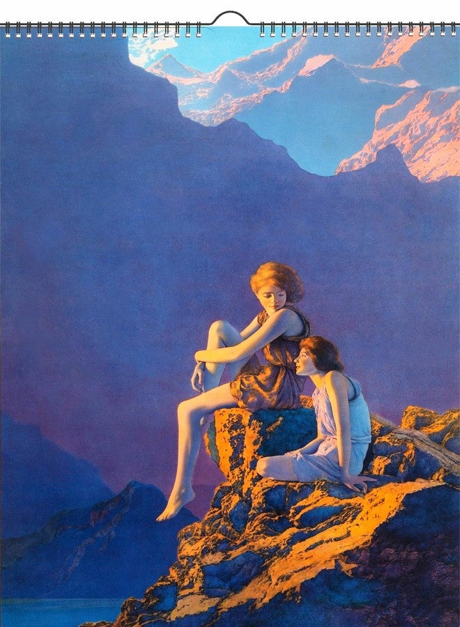 PIXILUV 2026 Wall Calendar [12 pages 8"x12"] MAXFIELD PARRISH Vintage Art Posters Museum Illustrations - Image 1