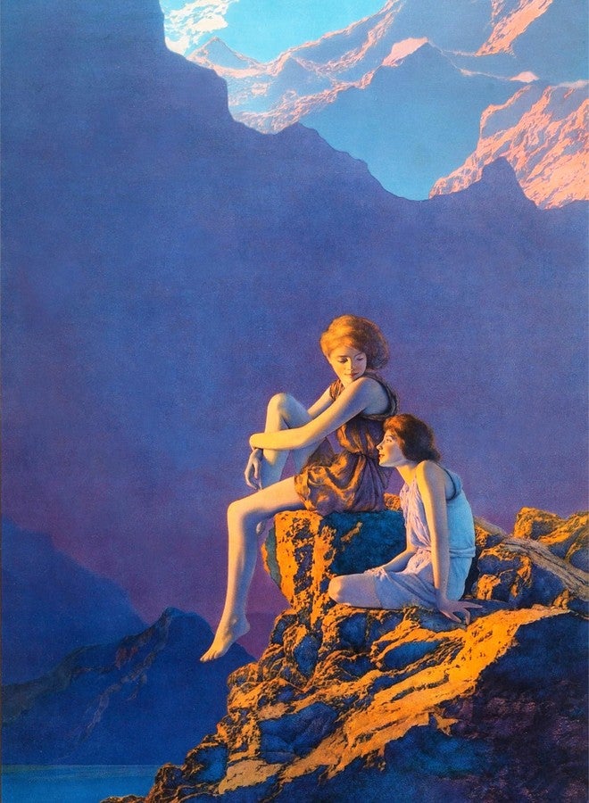 PIXILUV 2026 Wall Calendar [12 pages 8"x12"] MAXFIELD PARRISH Vintage Art Posters Museum Illustrations - Image 2