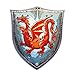 Liontouch Amber Dragon Knight Shield  Medieval Pretend Play Foam Toy for Children Ready for Adventures in The Kingdom  Safe Weapons  Battle Armor for Kids Dress Up Roleplay  Royal Costumes - Image 4