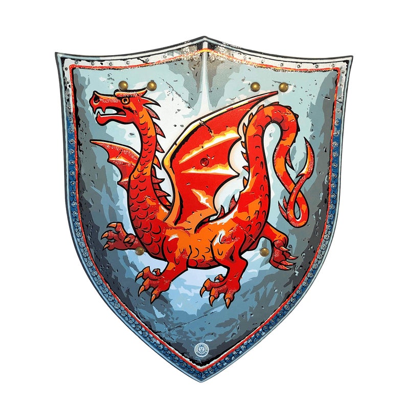 Liontouch Amber Dragon Knight Shield  Medieval Pretend Play Foam Toy for Children Ready for Adventures in The Kingdom  Safe Weapons  Battle Armor for Kids Dress Up Roleplay  Royal Costumes - Image 2