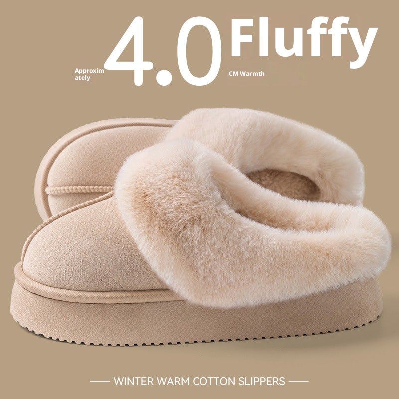 Women's Winter Slippers with Plush Lining and Anti-Slip Sole - Image 2