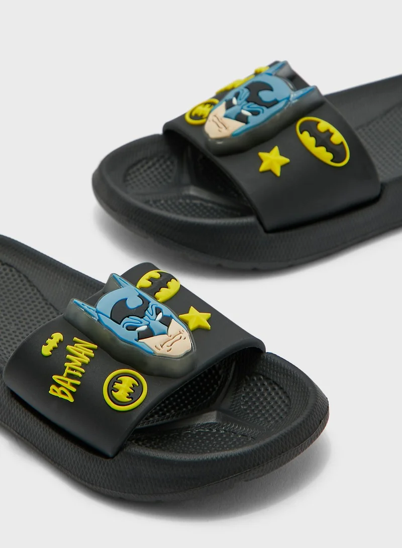 Warner Bros Batman Slider With Led Light Badge