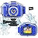 Agoigo Kids Waterproof Camera Children Underwater HD Video Digital Camcorder Portable Travel Toy for Toddler Ideal Christmas Birthday Gifts for Boys Girls Age 312 with 32GB Card Dark Blue - Image 3